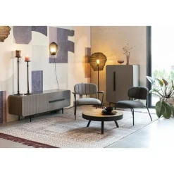 Housecraft Living Housecraft Suri Salontafel Rond Hout Teak 70 cm Bruin Outlet