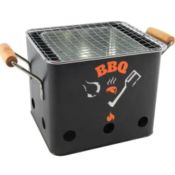 Merkloos Houtskoolbarbecue - tafelmodel - emmer bbq - zwart - 18 cm New