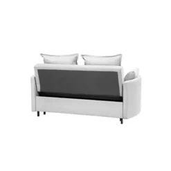 Beliani HOVIN - Slaapbank 2-zits - Lichtgrijs - Polyester Online