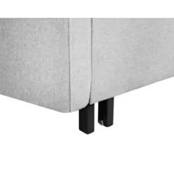 Beliani HOVIN - Slaapbank 2-zits - Lichtgrijs - Polyester Online