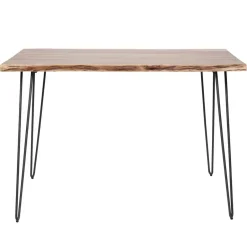 Hoyz Collection Hoyz - Bartafel Edge - Massief Acaciahout - Industrieel - 130x70x92 Sale