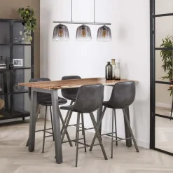 Hoyz Collection Hoyz - Bartafel Edge - 80x147x92 - 4 Personen - Hout Online