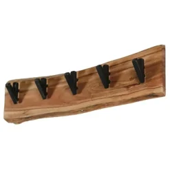 Hoyz Collection Hoyz - Kapstok Edge met 5 haken - Grijs - Wandkapstok Hot