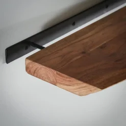 Hoyz Collection Hoyz - Wandplank Edge - 90cm Breed - Acaciahout - Bruin Clearance