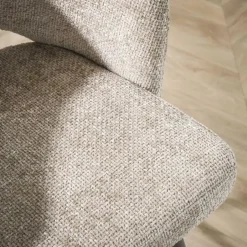 Hoyz Collection - Barstoel Boucle Salon - Tissee Cargo Zandkleur - Set van 2 Online