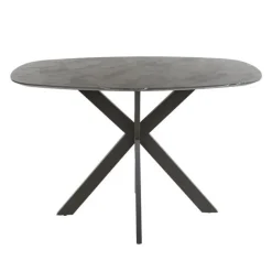 Hoyz Collection - Bartafel Kruisframe Deens Ovaal - 3D Zwart Bruin Clearance