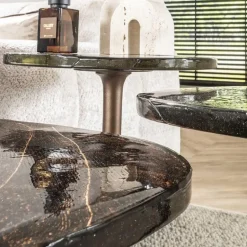 Hoyz Collection - Bijzettafel Eclipse M - Koper Antiek Finish Discount