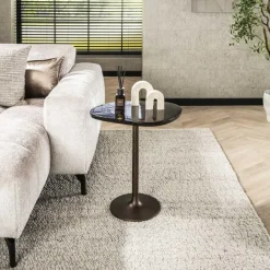 Hoyz Collection - Bijzettafel Eclipse M - Koper Antiek Finish Discount