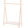 H&S Collection H&S Kledingrek - voor kinderen - hout - 80 x 100 cm - kapstok Hot
