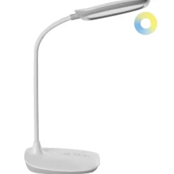 Leen Bakker HYDRA - Bureaulamp LED - Wit - Synthetisch materiaal Clearance