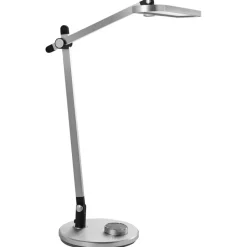 Leen Bakker HYDRUS - Bureaulamp LED - Zilver - ABS