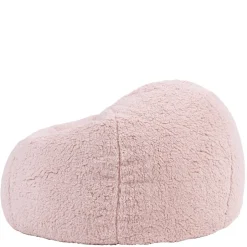 icon - Kingston Kinderzitzak Stoel - Fluffy Pluche Teddy - Oud roze Best