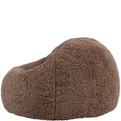icon - Kingston Kinderzitzak Stoel - Ribfluweel - Fluffy Pluche Teddy - Mocha Best
