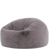 icon - Kingston Zitzak Fauteuil - Fluffy Pluche Imitatiebont - Grijs Hot