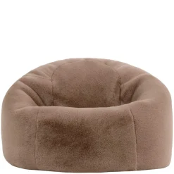 icon - Kingston Zitzak Fauteuil - Fluffy Pluche Imitatiebont - Mocha Clearance