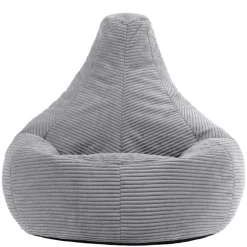 icon Zitzak Dalton - Corduroy Zitzak Volwassenen - Grijs Best