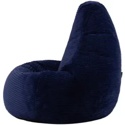 icon Zitzak Dalton - Corduroy Zitzak Volwassenen - Marineblauw Discount