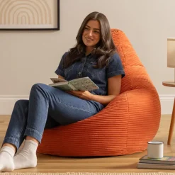 icon Zitzak Dalton - Corduroy Zitzak Volwassenen - Oranje Sale