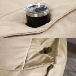 icon Zitzak en Poef Alto - Zitzak Fauteuil Buiten - Beige Sale