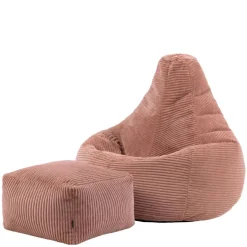 icon Zitzak en Poef Dalton - Corduroy Zitzak - Oud roze Discount