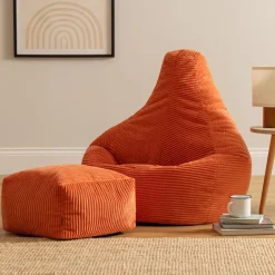 icon Zitzak en Poef Dalton - Corduroy Zitzak - Oranje