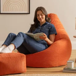 icon Zitzak en Poef Dalton - Corduroy Zitzak - Oranje