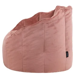 icon Zitzak en Poef Sirena - Zitzak Velvet - Oud roze Discount