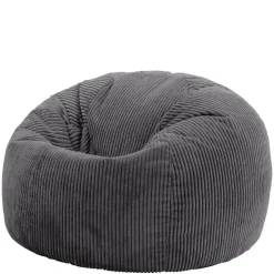 icon Zitzak Kingston - Corduroy Zitzak Volwassenen - Houtskool Hot