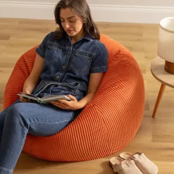 icon Zitzak Kingston - Corduroy Zitzak Volwassenen - Oranje