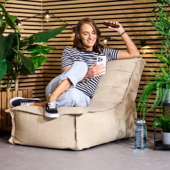 icon Zitzak Lounger Dolce - Zitzak Buiten - Beige New