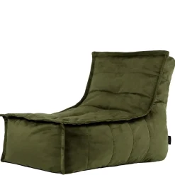 icon Zitzak Lounger Dolce - Fluwelen Zitzak - Olijfgroen Hot