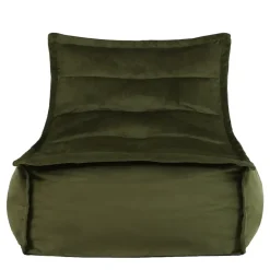 icon Zitzak Lounger Dolce - Fluwelen Zitzak - Olijfgroen Hot
