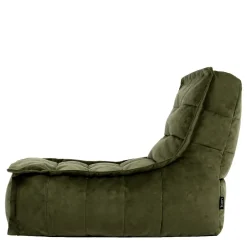 icon Zitzak Lounger Dolce - Fluwelen Zitzak - Olijfgroen Hot