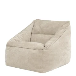 icon Zitzak Natalia - Chenille Zitzak Fauteuil - Beige Sale