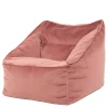 icon Zitzak Natalia - Fluwelen Zitzakfauteuil - Oud roze Outlet