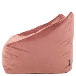 icon Zitzak Natalia - Fluwelen Zitzakfauteuil - Oud roze Outlet