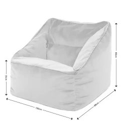 icon Zitzak Natalia - Fluwelen Zitzakfauteuil - Oud roze Outlet