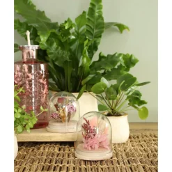 Ideas 4 Seasons Ideas4seasons Flesvaas Berlin - glas - lichtroze - D9 x H21 cm Online