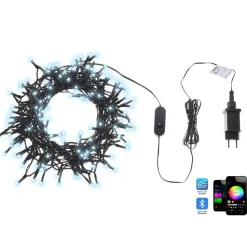 Beliani IGALIKU - LED kerstverlichting - Zwart - 2700 cm - PVC Discount