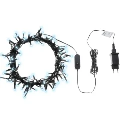 Beliani IGALIKU - LED kerstverlichting - Zwart - 1350 cm - PVC Sale