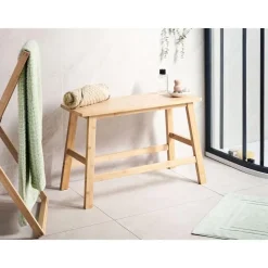 Leen Bakker IGUAZU - Bankje - Lichtbruin - Bamboe Online