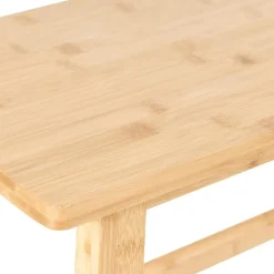 Leen Bakker IGUAZU - Bankje - Lichtbruin - Bamboe Online