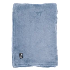 In the Mood Collection Famke Fleece Plaid - 180 x 130 cm - Lichtblauw Outlet