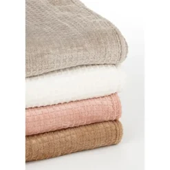 In the Mood Collection Joanne Plaid - L180 x B130 cm - Lichtbruin Outlet