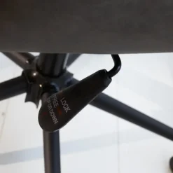 Dimehouse Industriële draaibare bureaustoel Novan antraciet - 52x57x87 cm - Stof - Grijs Online