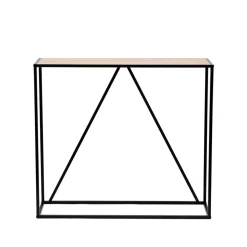 Nordlys Industriële houten en zwarte metalen consolestijl Sale