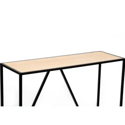 Nordlys Industriële houten en zwarte metalen consolestijl Sale