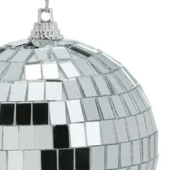 Inge-glas Inge Christmas Decor Disco kerstbal - zilver - D9 cm - discobal Outlet