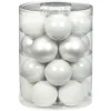 Inge-glas Inge Christmas Goods Kerstballen - 20 stuks - wit mix - 6 cm Discount