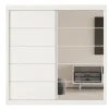 Interiax Kledingkast 'Mila' - Wit - Schuifdeurkast - 197x182x52 cm Outlet